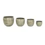 Set of Planters Home ESPRIT Green Aluminium 39 x 39 x 33 cm by Home ESPRIT, Cachepots - Ref: S3053550, Price: 163,51 €, Disco...