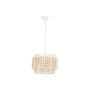 Deckenlampe Home ESPRIT Weiß Hellbraun Holz Metall 25 W 38 x 38 x 29 cm von Home ESPRIT, Deckenleuchten - Ref: S3053560, Prei...