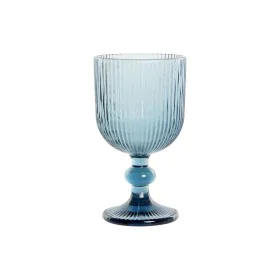 Set of cups DKD Home Decor Blue Crystal 240 ml by DKD Home Decor, Water Glasses - Ref: S3053581, Price: 21,30 €, Discount: %