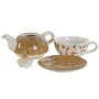 Teapot DKD Home Decor White Green Mustard Light Pink Dolomite 750 ml (2 Units) by DKD Home Decor, Tea and coffee sets - Ref: ...