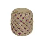 Poggiapiedi Home ESPRIT Marrone Multicolore Juta 40 x 40 x 45 cm di Home ESPRIT, Ottomane e poggiapiedi - Rif: S3053606, Prez...