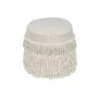 Reposapiés Home ESPRIT Blanco Flecos 40 x 40 x 45 cm de Home ESPRIT, Otomanas y reposapiés - Ref: S3053607, Precio: 62,30 €, ...