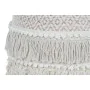 Poggiapiedi Home ESPRIT Bianco Frange 40 x 40 x 45 cm di Home ESPRIT, Ottomane e poggiapiedi - Rif: S3053607, Prezzo: 62,30 €...