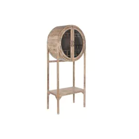 Meuble d'Appoint Home ESPRIT Naturel Verre Teck Bois Recyclé 75 x 40 x 182 cm de Home ESPRIT, Rangements - Réf : S3053644, Pr...