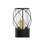 Set de Portavelas Home ESPRIT Negro Metal Cristal 27 x 27 x 125 cm (2 Unidades) de Home ESPRIT, Candelabros y portavelas - Re...