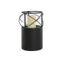 Bougeoir Home ESPRIT Noir Métal Verre 24,5 x 24,5 x 46 cm (2 Unités) de Home ESPRIT, Bougeoirs et chandeliers - Réf : S305366...