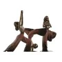 Figura Decorativa Home ESPRIT Rosa Dorado Yoga Scandi 19 x 6 x 26 cm (3 Unidades) de Home ESPRIT, Adornos - Ref: S3053676, Pr...