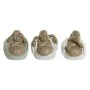 Deko-Figur Home ESPRIT Weiß grün Buddha Orientalisch 10 x 9 x 10,5 cm (3 Stück) von Home ESPRIT, Ornamente - Ref: S3053683, P...