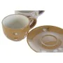 Ensemble de tasses à café DKD Home Decor Jaune Rose Moutarde Lila Métal Dolomite 180 ml de DKD Home Decor, Tasses - Réf : S30...