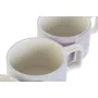 Juego de Tazas de Café DKD Home Decor Verde Azul cielo Lila Metal Bambú Dolomita 260 ml de DKD Home Decor, Tazas - Ref: S3053...