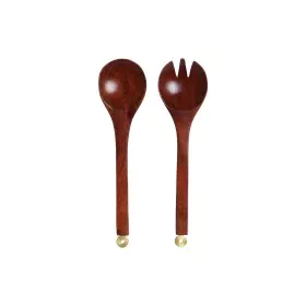 Utensili da cucina Home ESPRIT Alluminio Acacia 32 x 8 x 2 cm di Home ESPRIT, Cucchiai da cucina - Rif: S3053714, Prezzo: 15,...