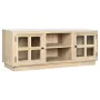 Móvel de TV Home ESPRIT Natural Cristal Madeira de mangueira 135 x 35 x 52 cm de Home ESPRIT, Mesas e suportes para TV - Ref:...