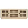 Móvel de TV Home ESPRIT Natural Cristal Madeira de mangueira 135 x 35 x 52 cm de Home ESPRIT, Mesas e suportes para TV - Ref:...