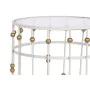 Set of 2 tables Home ESPRIT White Golden 42 x 42 x 55 cm by Home ESPRIT, Tables - Ref: S3053759, Price: 141,67 €, Discount: %