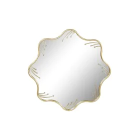 Espejo de pared Home ESPRIT Dorado Metal Cristal 73 x 2 x 73 cm de Home ESPRIT, Espejos de pared - Ref: S3053761, Precio: 65,...