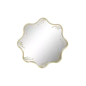 Specchio da parete Home ESPRIT Dorato Metallo Cristallo 73 x 2 x 73 cm di Home ESPRIT, Specchi da parete - Rif: S3053761, Pre...