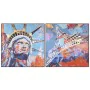 Painting Home ESPRIT Modern 150 x 3,5 x 150 cm (2 Units) by Home ESPRIT, Prints on Canvas - Ref: S3053809, Price: 194,14 €, D...