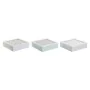 Caixa para Infusões DKD Home Decor Azul Branco Verde Lilás Metal Cristal Madeira MDF (3 Unidades) de DKD Home Decor, Arrumaçã...