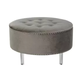 Banquette DKD Home Decor Gris Argenté Bois MDF 80 x 80 x 43 cm de DKD Home Decor, Chaises - Réf : S3053879, Prix : 162,15 €, ...