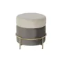 Footrest DKD Home Decor Brown Grey Golden Metal 48 x 48 x 46 cm by DKD Home Decor, Footstools & Ottomans - Ref: S3053882, Pri...