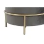 Footrest DKD Home Decor Brown Grey Golden Metal 48 x 48 x 46 cm by DKD Home Decor, Footstools & Ottomans - Ref: S3053882, Pri...