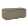 Banqueta DKD Home Decor Marrón Poliéster Madera MDF 100 x 40 x 40 cm de DKD Home Decor, Sillas - Ref: S3053888, Precio: 116,6...