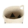 Set di Cesti Home ESPRIT Nero Grigio Naturale Erba di mare Boho 33 x 33 x 40 cm (2 Unità) di Home ESPRIT, Scatole decorative ...