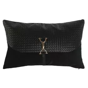 Coussin Home ESPRIT Noir Doré 50 x 10 x 30 cm de Home ESPRIT, Coussins - Réf : S3053930, Prix : 15,56 €, Remise : %