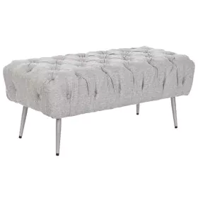 Panca Home ESPRIT Grigio Argentato Poliestere Metallo 103 x 46 x 42 cm di Home ESPRIT, Sedie - Rif: S3053962, Prezzo: 108,33 ...