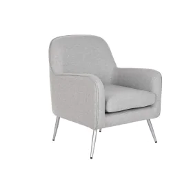 Fauteuil Home ESPRIT Gris Argenté 71 x 68 x 81 cm de Home ESPRIT, Chaises - Réf : S3053969, Prix : 183,09 €, Remise : %