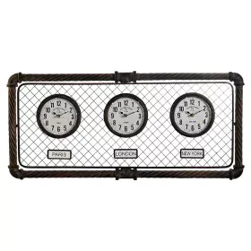 Horloge Murale Home ESPRIT Gris foncé polypropylène Fer 93 x 5 x 42 cm de Home ESPRIT, Pendules murales - Réf : S3053972, Pri...