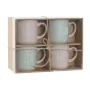 Set di 4 Tazze Mug Home ESPRIT Azzurro Rosa Gres 355 ml 9,7 x 7 x 9,2 cm di Home ESPRIT, Tazze - Rif: S3053976, Prezzo: 17,29...