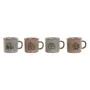 Piece Coffee Cup Set Home ESPRIT Blue Pink Stoneware 180 ml 4 Pieces by Home ESPRIT, Cups - Ref: S3053978, Price: 11,37 €, Di...