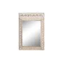 Wall mirror Home ESPRIT White Natural Mango wood Elephant Indian Man 83 x 4 x 121 cm by Home ESPRIT, Wall-Mounted Mirrors - R...