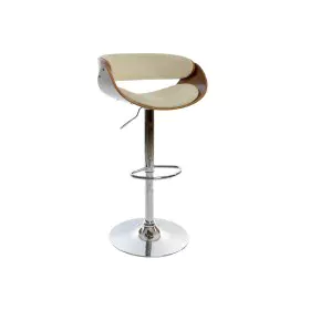 Stool DKD Home Decor Brown Cream Walnut 54 x 53 x 101,5 cm by DKD Home Decor, Barstools - Ref: S3054004, Price: 111,53 €, Dis...