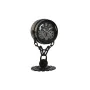 Reloj de Mesa Home ESPRIT Negro Plateado Metal Cristal 18 x 17 x 33 cm de Home ESPRIT, Relojes de escritorio - Ref: S3054021,...