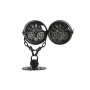 Reloj de Mesa Home ESPRIT Negro Plateado Metal Cristal 18 x 17 x 33 cm de Home ESPRIT, Relojes de escritorio - Ref: S3054021,...