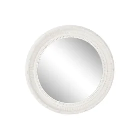 Miroir mural Home ESPRIT Blanc Bois 66 x 5 x 66 cm de Home ESPRIT, Miroirs muraux - Réf : S3054054, Prix : 102,20 €, Remise : %