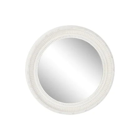 Wall mirror Home ESPRIT White Wood 66 x 5 x 66 cm by Home ESPRIT, Wall-Mounted Mirrors - Ref: S3054054, Price: 98,11 €, Disco...