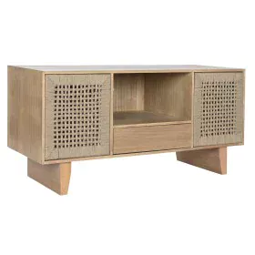 Mueble de TV Home ESPRIT Beige Natural Yute Pino 120 x 40 x 55 cm de Home ESPRIT, Mesas y soportes para TV - Ref: S3054077, P...