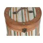 Set of decorative boxes Home ESPRIT Brown Multicolour Wood 35 x 35 x 33 cm by Home ESPRIT, Boxes - Ref: S3054095, Price: 60,3...