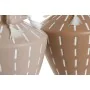 Vase Home ESPRIT Braun Hellbraun aus Keramik Kolonial Randbereich 15,5 x 15,5 x 17,1 cm (2 Stück) von Home ESPRIT, Vasen - Re...