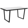 Mesa de Jantar Home ESPRIT Branco Preto Metal 150 x 80 x 75 cm de Home ESPRIT, Jogos de móveis - Ref: S3054110, Preço: 253,53...