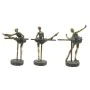 Decorative Figure Home ESPRIT Grey Golden Ballet Dancer 14 x 8 x 20 cm (3 Units) by Home ESPRIT, Ornaments - Ref: S3054136, P...