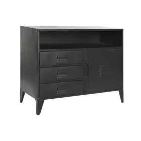 Aparador Home ESPRIT Preto 100 x 45 x 80,5 cm de Home ESPRIT, Armários e aparadores - Ref: S3054180, Preço: 361,63 €, Descont...