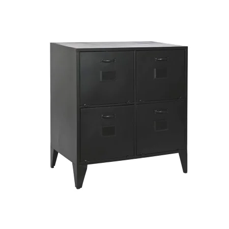 Chest of drawers Home ESPRIT Black Metal Loft 75 x 45 x 80 cm by Home ESPRIT, Chest of Drawers - Ref: S3054181, Price: 256,44...