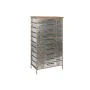 Cómoda Home ESPRIT Castanho Cinzento Prateado Natural Metal Abeto Loft 66 x 33,5 x 121 cm de Home ESPRIT, Cómodas e camiseiro...