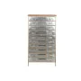 Cajonera Home ESPRIT Marrón Gris Plateado Natural Metal Abeto Loft 66 x 33,5 x 121 cm de Home ESPRIT, Cómodas y cajoneras - R...