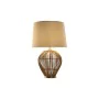 Lâmpada de mesa Home ESPRIT Castanho Bege Dourado Natural 50 W 220 V 43 x 43 x 67 cm de Home ESPRIT, Candeeiros de mesa e de ...