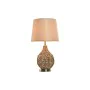 Desk lamp Home ESPRIT Brown Beige Golden Natural 50 W 220 V 33 x 33 x 60 cm by Home ESPRIT, Bedside and Table Lamps - Ref: S3...